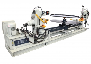 Верстат для різки і загину кромок еліптичних ден EFM 6